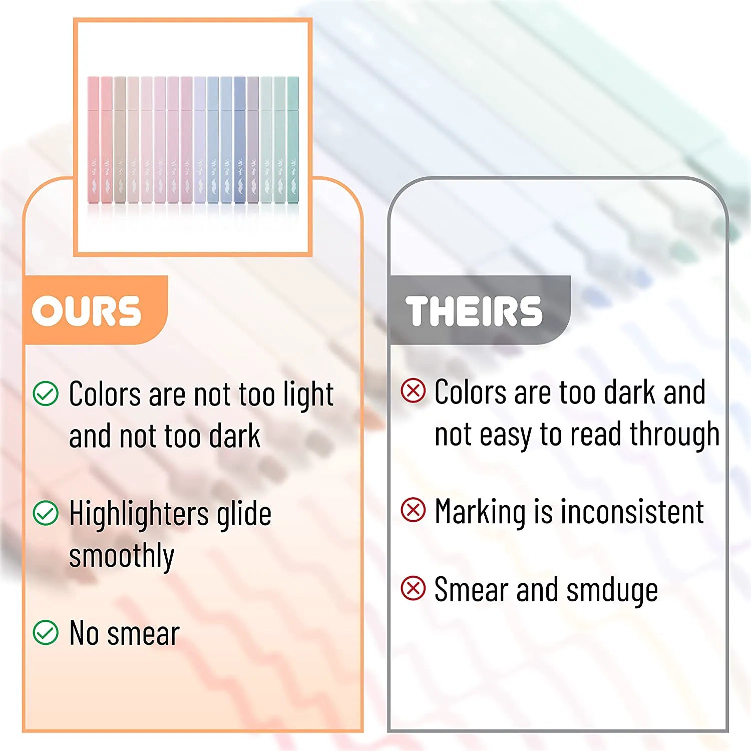 Aesthetic Pastel Highlighters, 16-Pack, Chisel Tip, Morandi Colors, No-Bleed Bible Markers, Assorted Cute Shades