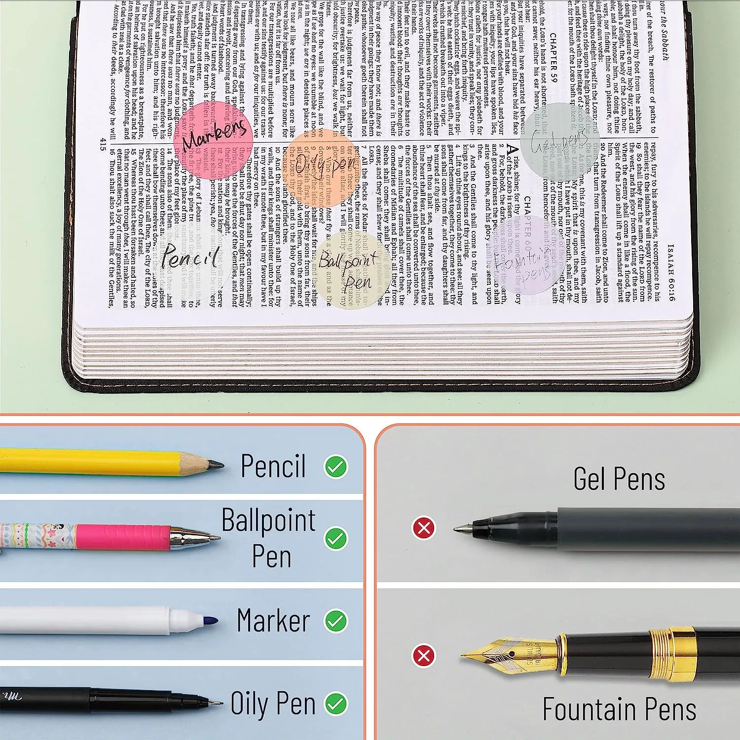 560 Pcs Transparent Round Sticky Notes, Assorted Colors, 28mm, with Quick-Dry Pen