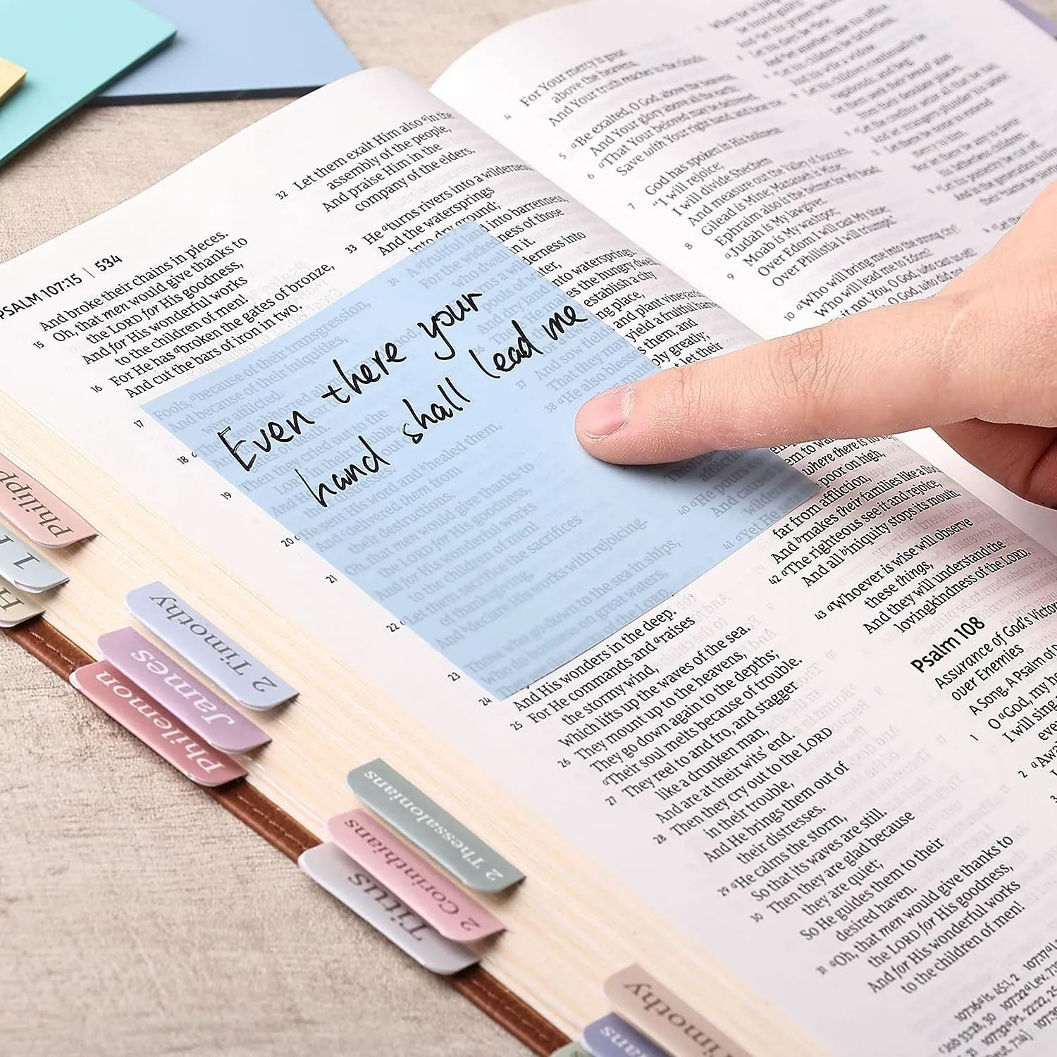 Pastel Transparent Sticky Notes 3x3